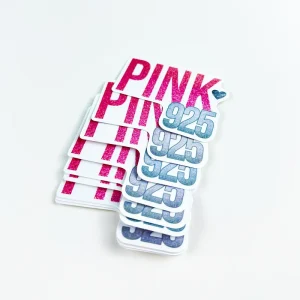 Custom High Quality Die Cut Text Logo Sticker Waterproof Vinyl Paper Printing Packaging Label Brand Name Adhesive Stickers