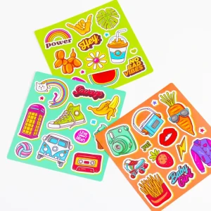 Custom High Quality Logo Stickers Waterproof Vinyl Self Adhesive PVC Transparent Kiss Cut Custom Logo Stickers