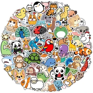 Custom High Quality Waterproof Vinyl Stickers for Outdoor and Indoor Cartoon Kids Sticker