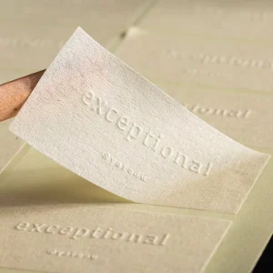 Custom High end Texture Paper Sticker logo Label Sticker Embossed Sticker for Candle Can Perfume Packaging