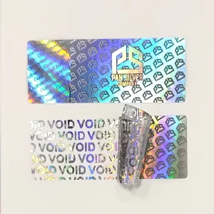 Custom Hologram Label Security Anti Fake Tamper Proof Adhesive Holographic Label Printing Manufacturer
