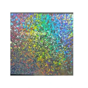 Custom Hologram PET Transparent Anti-Counterfeit Holographic Rainbow Film Glitter Cold Lamination Sheets