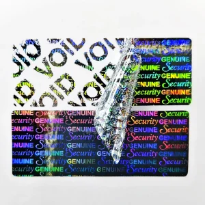 Custom Hologram Security Stickers & Labels for Product Warranty Void if Removed Anti-Counterfeit Authentication