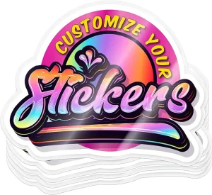 Custom Holographic Christian Vinyl Die Cut Weatherproof Bumper Stickers & Auto Graphics For Car Side Windows