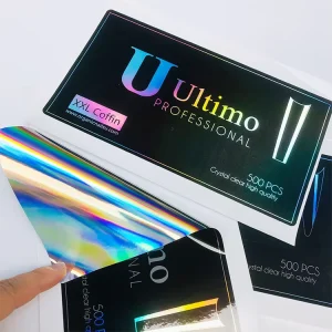 Custom Holographic Laser PVC Self Adhesive Vinyl Sticker Offset Printed UV Waterproof Die Cut Adhesive Label Roll Gift&Craft