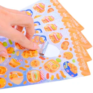 Custom Kiss Cut Vinyl Stickers Printed Waterproof Labels Company Logo Design