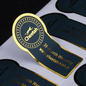 Custom LOGO Printed Stickers Private Label Self Adhesive Waterproof Strong Glue Thank You Sticker