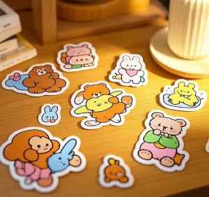 Custom LOGO Printing Die Cut Vinyl Stickers Custom Waterproof Cartoon Stickers Manufacturers Custom Labels Die Cut Stickers