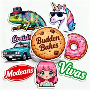 Custom LOGO Printing Die Cut Vinyl Stickers Customized Waterproof Cartoon Stickers Manufacturers Custom Stickers