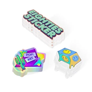 Custom LOGO Printing Die Cut Vinyl Stickers Waterproof Printing Die cut Stickers Self adhesive Cartoon Decorative Stickers