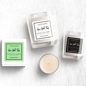 Custom Label Manufacturer Circle Rectangle Packaging Product Label