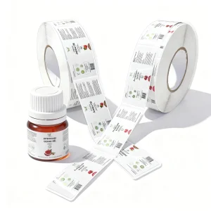 Custom Label Waterproof Self Adhesive Brand Custom Logo Sticker Business Label Vinyl Printing Adhesive Packaging Label Stickers