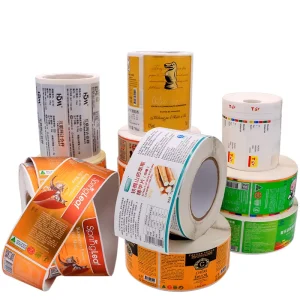 Custom Label Waterproof Self Adhesive Logo Sticker Business Label Vinyl Printing Adhesive Packaging Label Stickers
