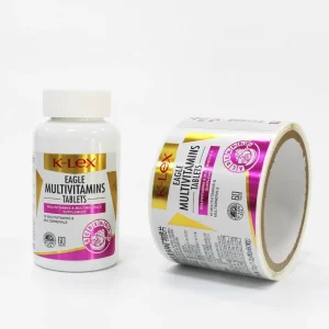 Custom Labels Sticker Labels for Bottles Health Product Label Printing