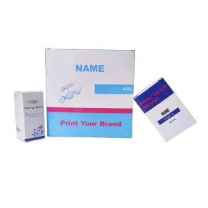 Custom Labs Hologram Waterproof Oil Proof Durable UV Printed 3ml 5ml 10ml Vial Sticker Peptid Vial Labels and Boxes