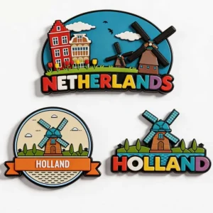 Custom Logo 3D Soft Pvc Tourism Souvenirs City Custom Refrigerator Sticker Souvenir Home Decoration Fridge Magnet