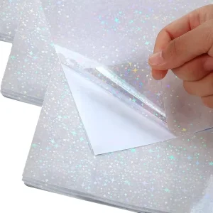 Custom Logo Adhesive PVC Label Sticker Waterproof Die Cut Vinyl with Glossy PET Surface Self Ai