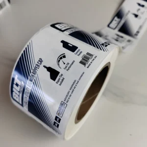 Custom Logo Adhesive Waterproof Vinyl PVC Sticker Transparent Printed Label for Glass Water Bottles Plastic Bottles Car Supplies