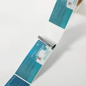 Custom Logo Colorful Paper T Shaped Stickers Personalized Business Stickers for Bottle Packaging