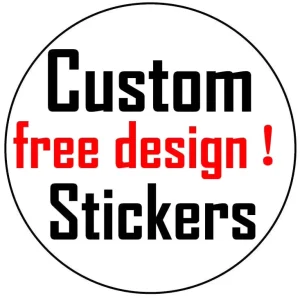Custom Logo Die Cut Sticker Vinyl Waterproof Self Adhesive Car Bumper Stickers