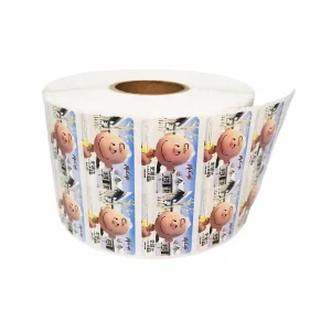 Custom Logo Eco-Friendly Heat-Resistant Packaging Labels Roll Acrylic Scratch Oil Proof Waterproof Adhesive Sticker Label