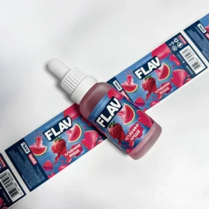 Custom Logo High quality Waterproof Printing Adhesive Silver Foil Labels Vinyl Special Product Label for Glass Bottle Labels
