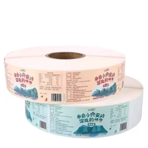 Custom Logo Label Sticker Waterproof Pvc Paper Stickers Roll Packaging Labels