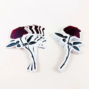 Custom Logo Personalization Printing Stickers Waterproof Vinyl Labels Die Cut Stickers Adhesive PVC Label Decal Sticker