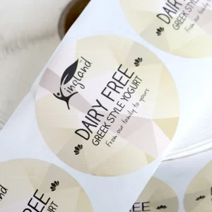 Custom Logo Printed Adhesive Labels Sticker in Rolls