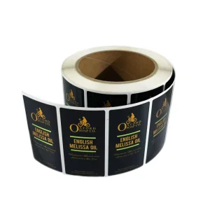 Custom Logo Printing Care Product Waterproof Label Stickers