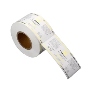 Custom Logo Printing Gold Silver Foil Sticker Waterproof Adhesive Paper Label Sticker Packaging Labels