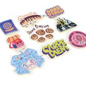 Custom Logo Printing UV Resist Matte PVC Die Cut Sticker Waterproof Vinyl Paper Cartoon Stickers for Kids