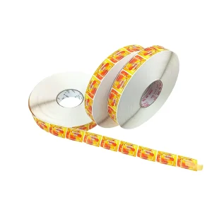 Custom Logo Printing Waterproof Packaging Labels Roll PVC PET Vinyl Paper Die Cut Custom Adhesive Packing Label Sticker