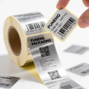 Custom Logo Sticker Creator White Productive Brand Label Stickers for Packaging Electronic Product Labels Custom Sticker Logos