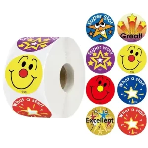 Custom Logo Sticker Waterproof Synthetic Paper Self Adhesive PP PVC Brand Promotional Packaging Stickers