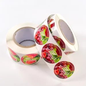 Custom Logo Sticker and Label for Any Surface Laptop Phone Car Gift Wrap Biodegradable Food Safe Custom Fruit Label Stickers