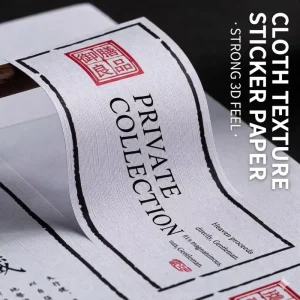 Custom Logo Stickers Waterproof Vinyl Labels For Business QR Code Brand Packaging Adhesive Decals