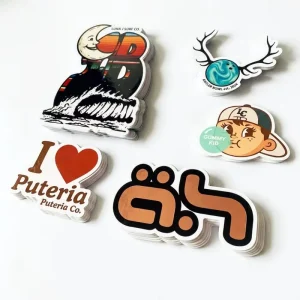Custom Logo Travel Luggage Stickers Die Cut Vinyl for Suitcase Decoration Personal Mark and Tourism Gifts