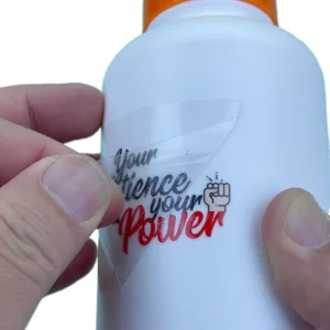 Custom Logo UV for Waterproof Adhesive Vinyl Transfer Sticker 50 Sheets