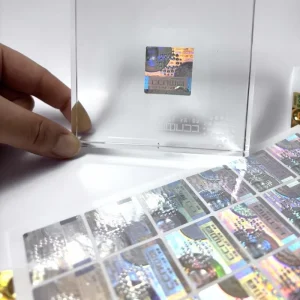 Custom Logo Warranty Anti fake Label Printing Security Seal Reminder Void Sticker Labels for Packaging