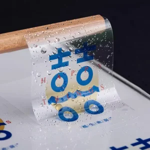 Custom Logo Waterproof Clear Stickers