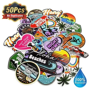 Custom Logo Waterproof Vinyl Die Cut Stickers Cute Cat Dog Animal Laptop Sticker for Kids
