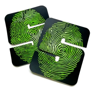 Custom Logo Waterproof Vinyl Raised 3D Spot UV Luxury Embossed Glossy Spot UV Chrome Label Sticker For Package Industrial Use