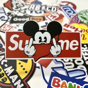 Custom Logo Waterproof Vinyl Stickers Die Cut Shape for Business Branding Promotion Laptop Bottle Decorative Decals