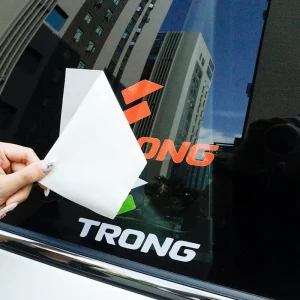 Custom Logo Waterproof Windshield PVC Letter Transfer Decals Bumper Car Window Stickers Vinyl Car Decals