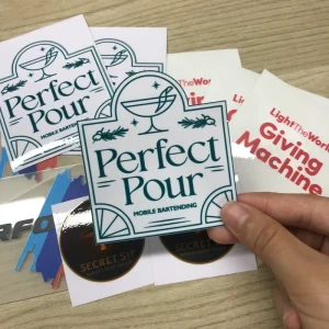 Custom Luxury Stickers Window Decal PVC Self Adhesive Vinyl Die cut Sticker Car Body Motorcycle Fuel Tank Water Resistant UV