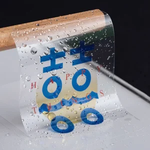 Custom-Made Transparent Stickers Small-Quantity Luxury Premium Free Design Customization Thank You Packaging Paper Stickers