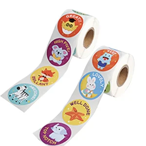 Custom Made Waterproof Vinyl Sticky Promotional Sticker Label Personalized Packaging Labels with Printed Logo