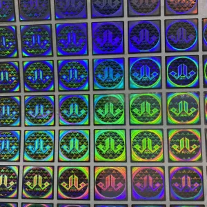 Custom Make 3d Reflective Hologram Sticker Label Anti counterfeit Custom Holographic Sticker