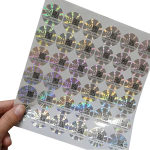Custom Make Anti Counterfeiting Holographic Sticker Label Hologram Stickers 3D Hologram Label
